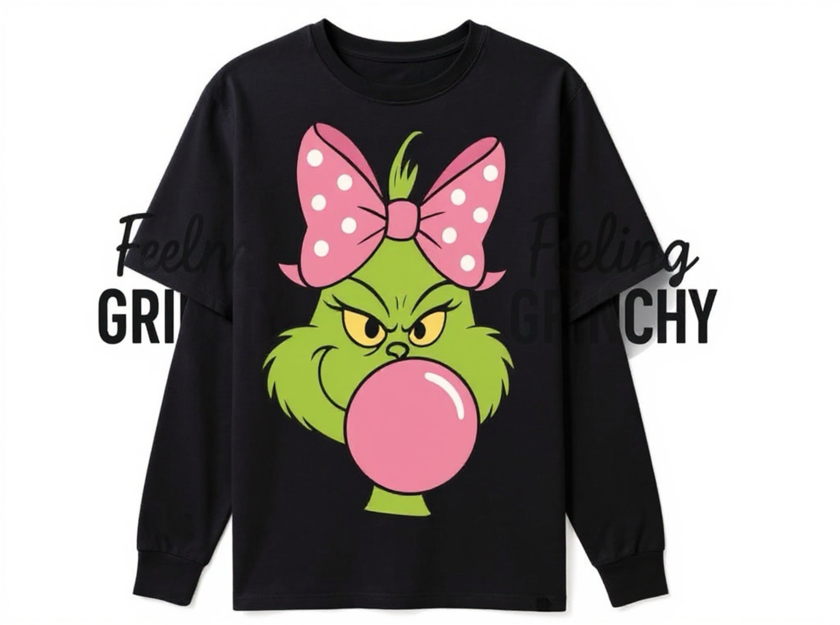 Feeling Grinchy adult long sleeve shirt - That’s so Stella