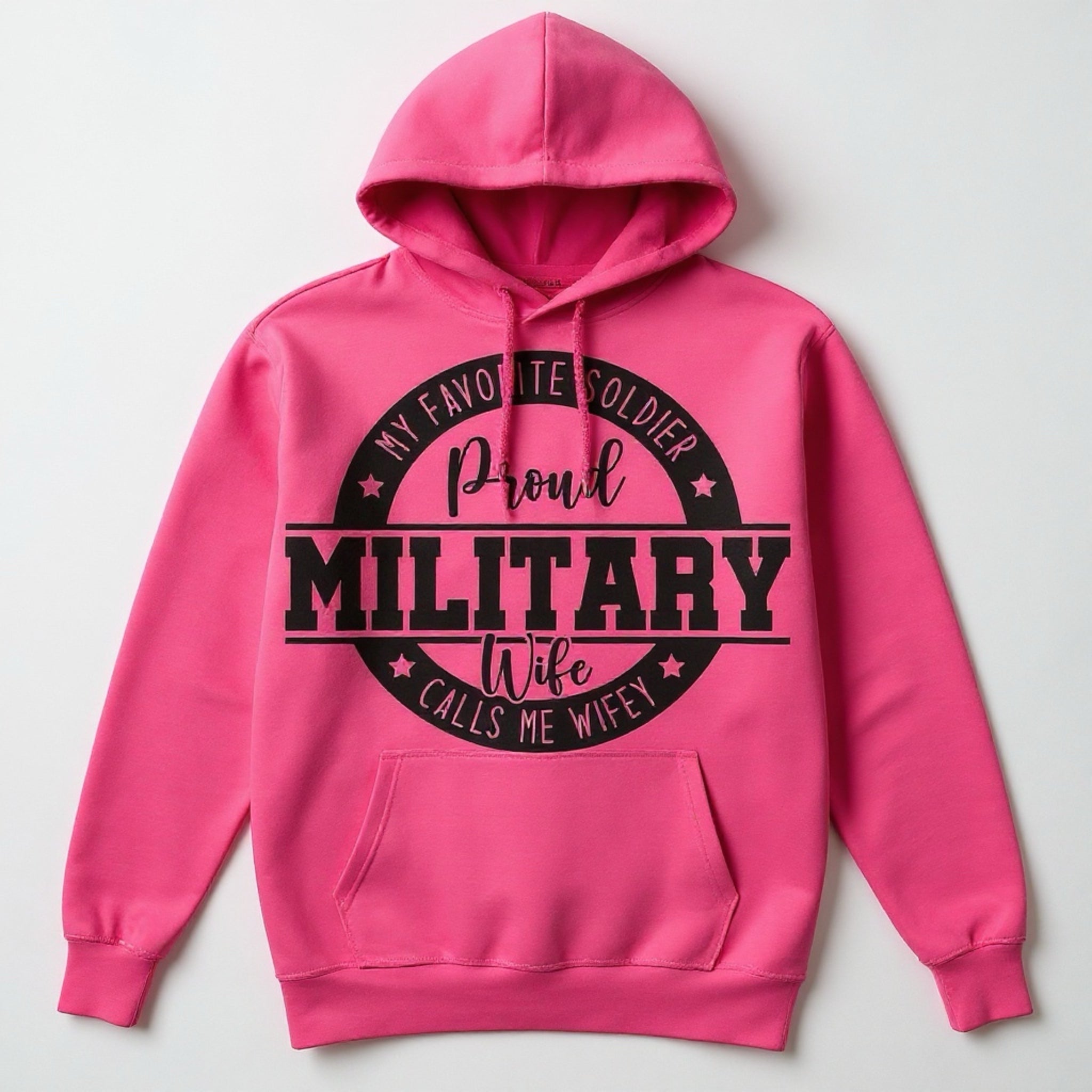 Proud Military wife hoodie - That’s so Stella