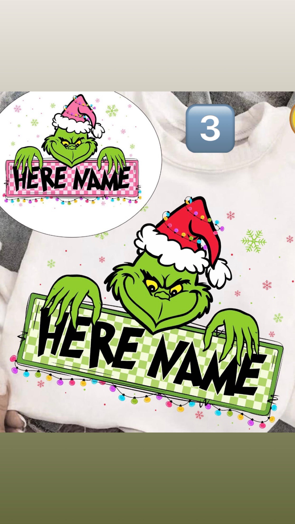 Personalized Christmas Eve You’ve been Grinched treat box tshirt bundle